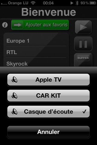 myRadios - Ecoutez les radios du monde en multitache - airplay - podcast screenshot 2