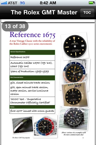 ROLEX GMT MASTER ENCYCLOPEDIA screenshot 3