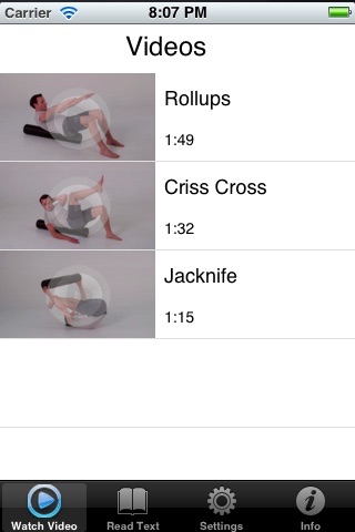 Pilates Roller Lite screenshot 2