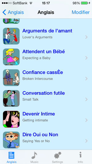 Anglais - French to English Talking Phrase Book and Translat(圖3)-速報App