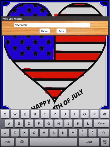 Kid's Fingerpainting - 4th of July HD screenshot 3