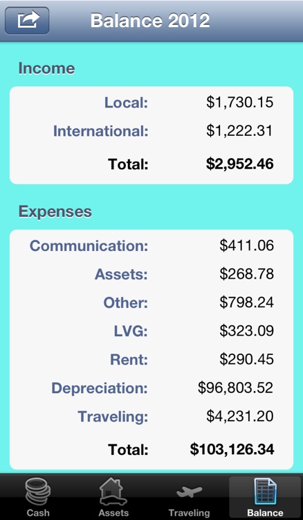 eaGeier - accounting on cash basis - keep track of your income and expenses screenshot-4