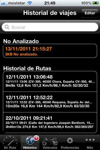 Moto Sport Telemetry Tracker screenshot 3