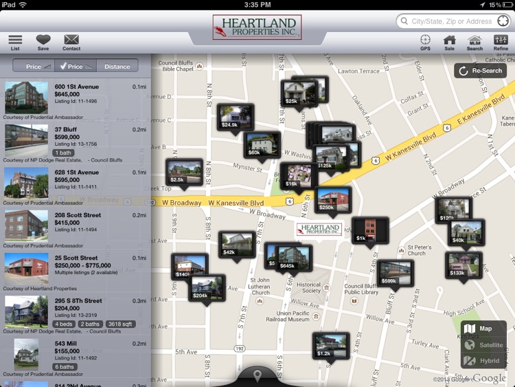 Heartland Properties Inc for iPad