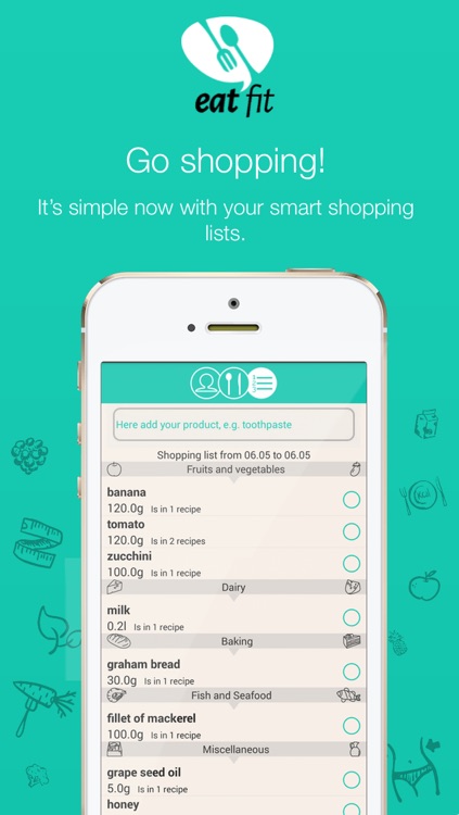 Eat Fit - Diet and Health screenshot-3