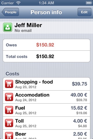 Share-a-bill (lite) screenshot 3