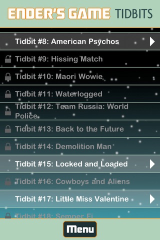 Ender's Game - Tidbit Trivia screenshot 4