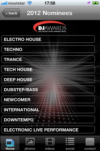 DJ Awards screenshot 2