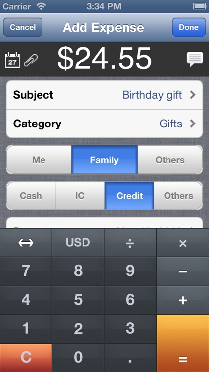 MoneyNote (Budget & Sync)