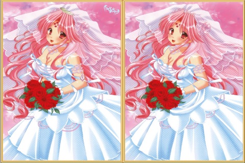 Anime Brides Find Differences Game screenshot 2