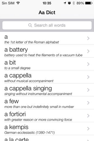 Aa Dictionary Free screenshot 2