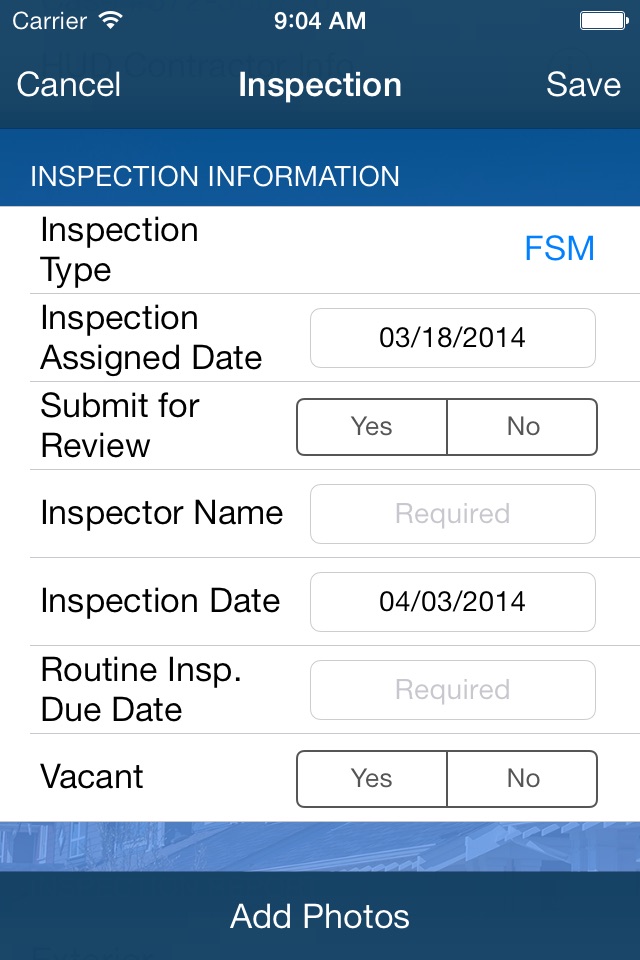 HUD Mobile Inspections screenshot 4