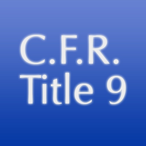 C.F.R. Title 9: Animals and Animal Products icon