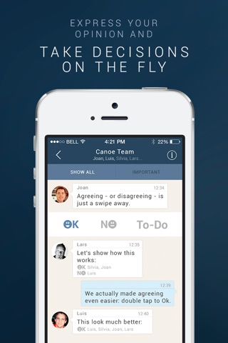 Canoe Messenger - Mobile Messaging for Work screenshot 4