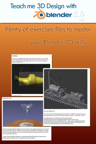 Teach me 3D Design with Blender 3D 2.5 screenshot 2