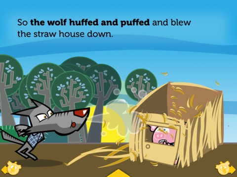 THE THREE LITTLE PIGS HD. ITBOOK STORY-TOY. screenshot 3