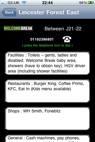 Motorway Services UK screenshot 4