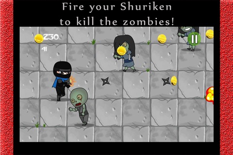 Angry Ninja Clan vs Hungry Zombies screenshot 3