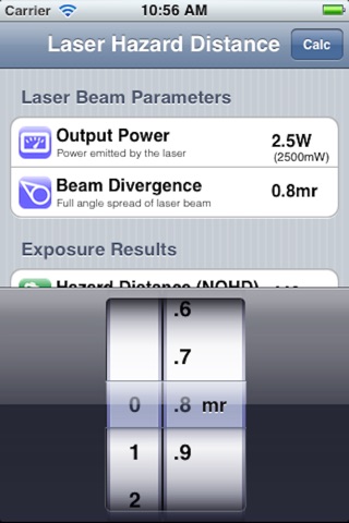 Laser Hazard Distance screenshot 3