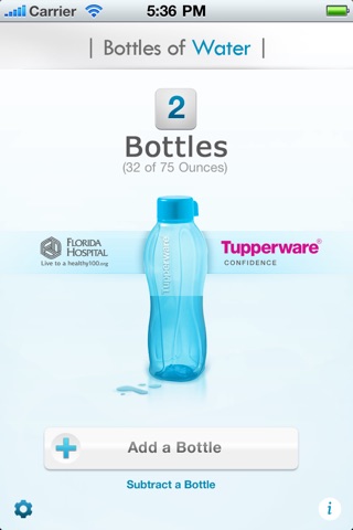 Healthy 100 & Tupperware Water Tracker screenshot 3