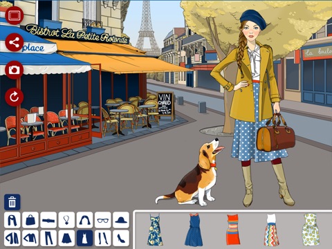 Прогулки в Париже. Одевалка screenshot 3