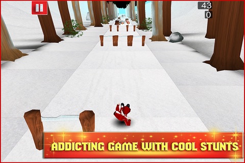 A Santa's Christmas Dash - Snow Forrest Endless Run screenshot 3