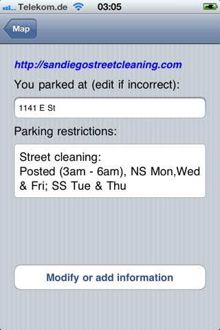 San Diego Street Cleaning screenshot 2