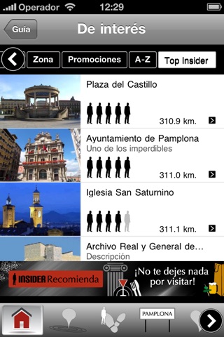 Insider Pamplona screenshot 2