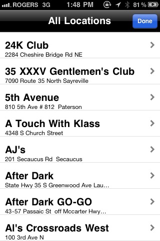 iFIND - Adult Club Finder (Lite Edition) screenshot 4