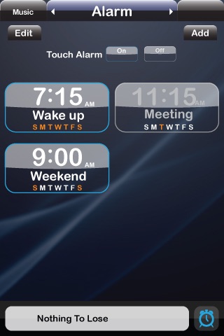 Brookstone Flip Alarm Clock screenshot 2