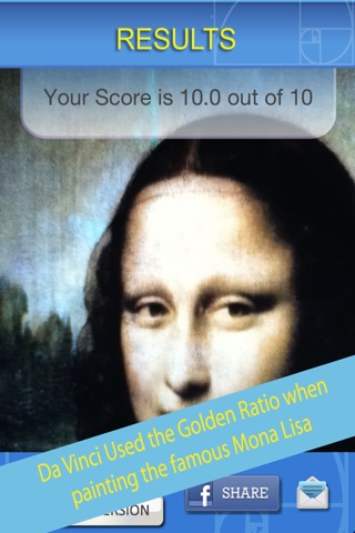 Golden Beauty Meter - using the Golden Ratio to score your face as pretty or ugly screenshot 2