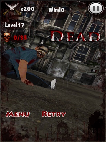 Zombie War-Knife Master3D HD screenshot 4