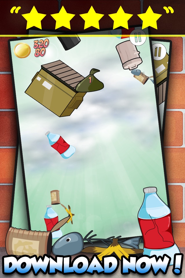 Mega Garbage Toss - Jumping Trash Can Game For Kids & Teens Free screenshot 3