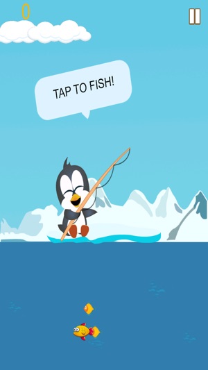 Frozen Fish - Penguin in Suit Ice Fishing Free(圖1)-速報App