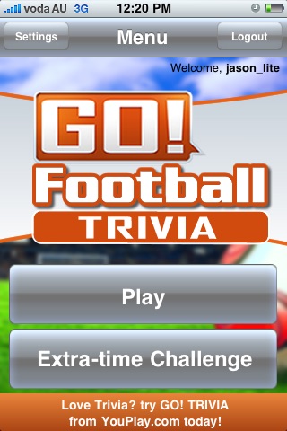 GO! Football Trivia screenshot 2
