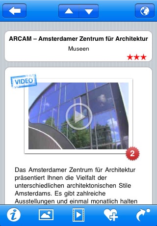 Amsterdam: Premium Travel Guide with Videos in German screenshot 4