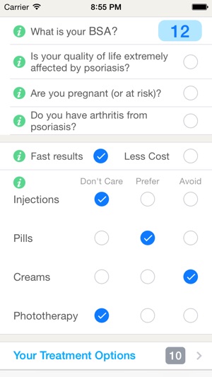 Psoriasis Treatment Decision Aid