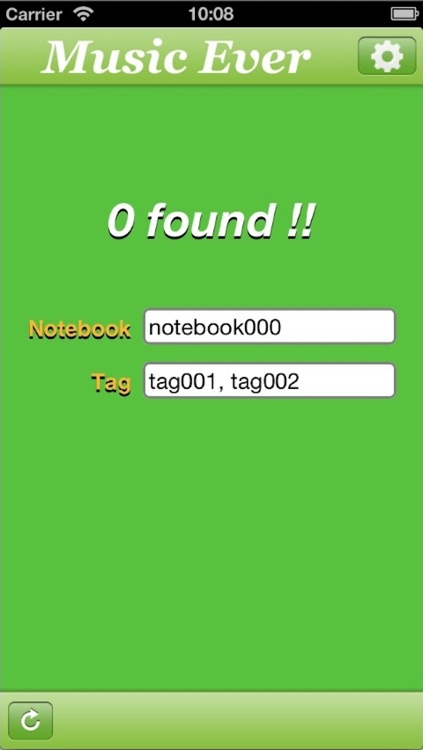 MusicEver - A music life log is memorized to Evernote®.