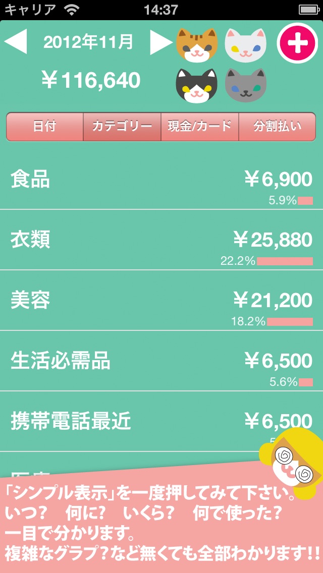 Hinakko Expense Pro screenshot1