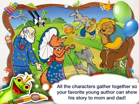 Narrated Fairy Tale Coloring Book screenshot 4