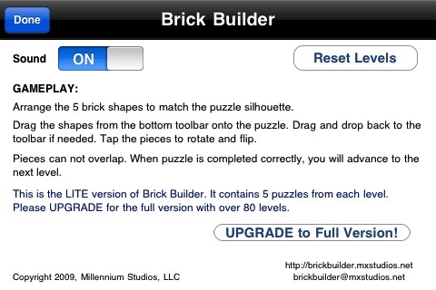 Brick Builder Lite screenshot 3