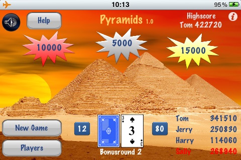 Tri Pyramids Solitaire screenshot 2