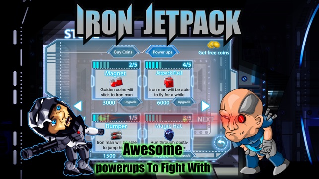 Flappy Iron Jetpack Bird Man VS Cyborgs Of Steel Free(圖4)-速報App