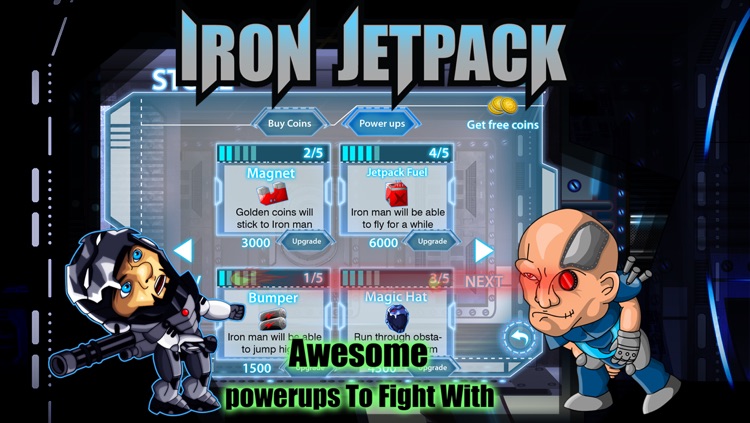 Flappy Iron Jetpack Bird Man VS Cyborgs Of Steel Free screenshot-3