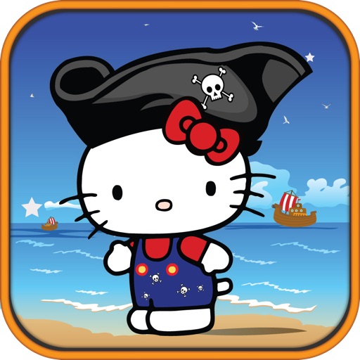 A Hello Kitty Pirate Adventure: Save kitty jumping & running game for thanksgiving day