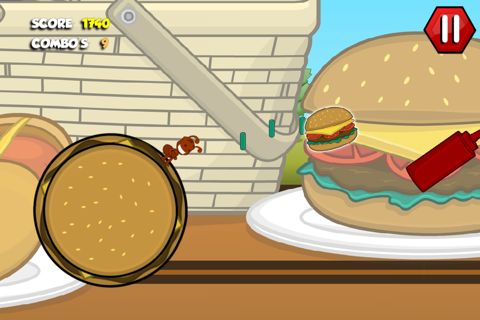 Fire Ant Picnic FREE - Burger Smasher Game screenshot 2