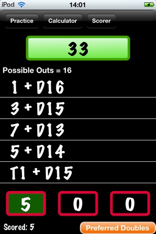 Darts Checkout Calculator screenshot 3