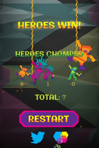 Hero Chomp - one touch challenge screenshot 3