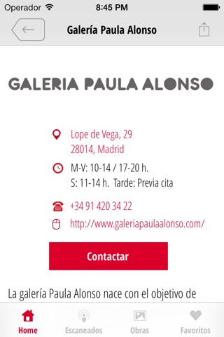 Galería Paula Alonso screenshot 2