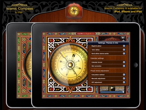 Islamic Compass for iPad - Prayer Times & Qibla screenshot 4